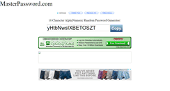 Desktop Screenshot of masterpassword.com