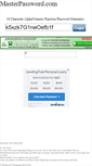 Mobile Screenshot of masterpassword.com