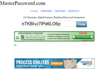 Tablet Screenshot of masterpassword.com